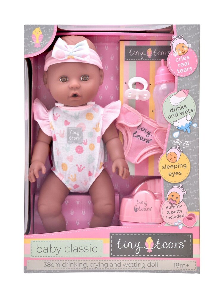 John Adams 15'' Baby Classic Tiny Tears Crying and Wetting - Image 2 of 6