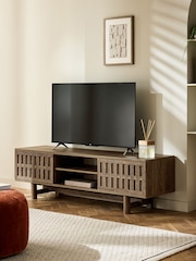 Dark Hoxton Textured Front Up to 65 inch TV Unit - Image 2 of 10