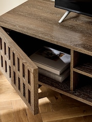 Dark Hoxton Textured Front Up to 65 inch TV Unit - Image 4 of 10