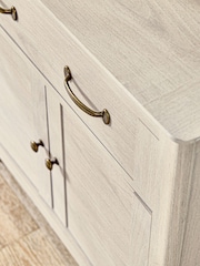 Grey Oakham Oak Effect Large Sideboard - Image 4 of 9