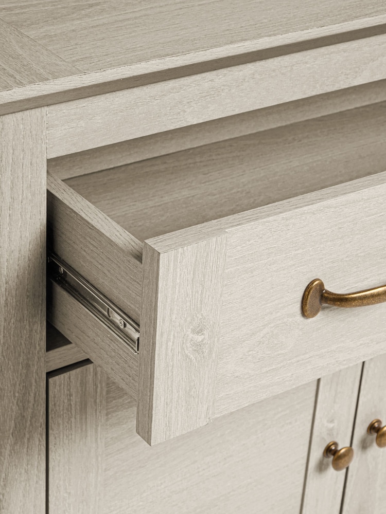 Grey Oakham Oak Effect Large Sideboard - Image 9 of 9