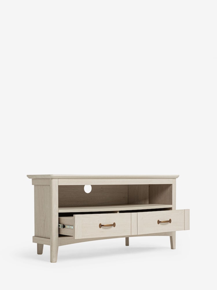 Grey Oakham Oak Effect Corner TV Unit - Image 2 of 5