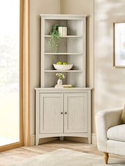 Grey Oakham Oak Effect Storage Corner Shelf - Image 1 of 8