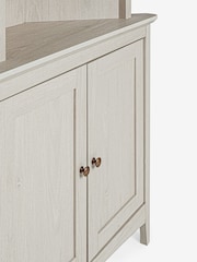 Grey Oakham Oak Effect Storage Corner Shelf - Image 8 of 8