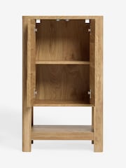 Natural Arches Wood Effect Space Saving Small Sideboard - Image 9 of 11