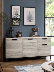 Light Grey Bronx Large Sideboard - Image 1 of 12