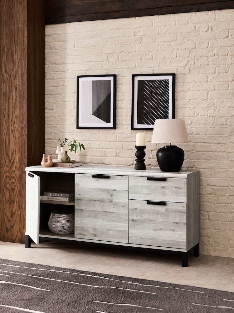 Light Grey Bronx Large Sideboard - Image 2 of 12