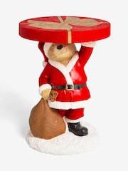 Red Bertie Bear  Christmas Shaped Side Table - Image 4 of 6