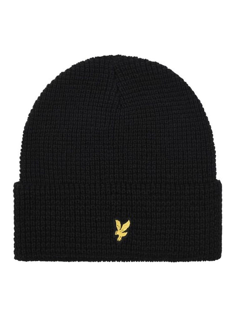 Lyle & Scott Waffle 100% Cotton Beanie - Imagen 1 de 1