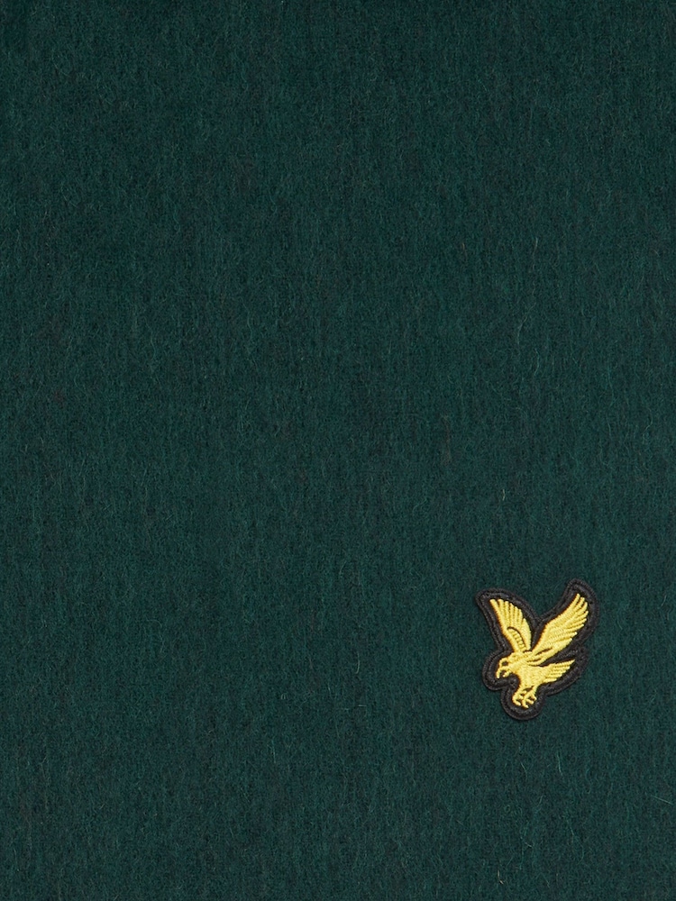 Lyle & Scott Green Lambswool Scarf - Image 2 of 3 Lyle & Scott Green Lambswool Scarf - Image 2 of 3