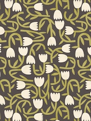 Ohpopsi Midnight Tiny Tulip A4 Wallpaper Sample - Image 1 of 1