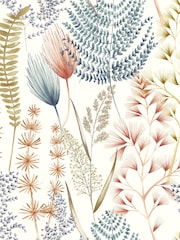 Ohpopsi Denim Summer Ferns A4 Wallpaper Sample - Image 1 of 1