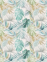 Ohpopsi Turquoise Tropica A4 Wallpaper Sample - Image 1 of 1