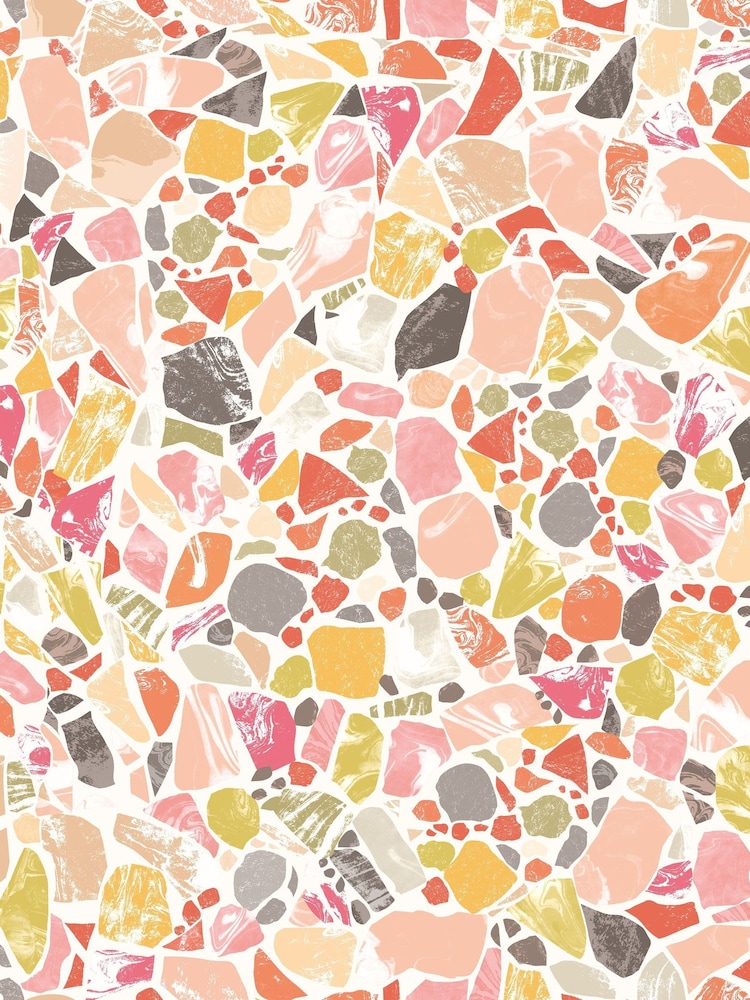 Ohpopsi Coral Crush Fragments A4 Wallpaper Sample - Image 1 of 1