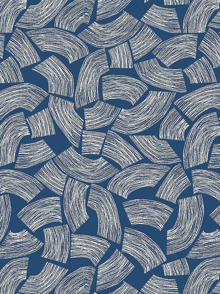 Ohpopsi Indigo Elements A4 Wallpaper Sample - Image 1 of 1