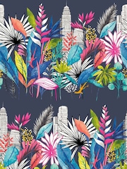 Ohpopsi Midnight Urban Tropic A4 Wallpaper Sample - Image 1 of 1