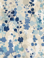 Ohpopsi Blue Natural Blossom A4 Wallpaper Sample - Image 1 of 1
