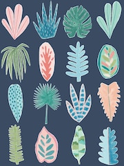 Ohpopsi Ink Twist Leaf Boogie A4 Wallpaper Sample - Image 1 of 1