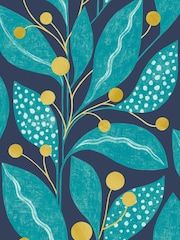 Ohpopsi Ink and Azure Berry Dot A4 Wallpaper Sample - Image 1 of 1