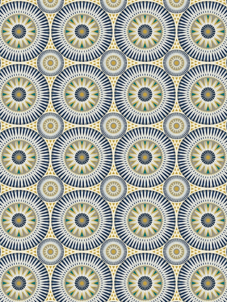 Ohpopsi Ink and Amber Large Ellipse A4 Wallpaper Sample - Image 1 of 1