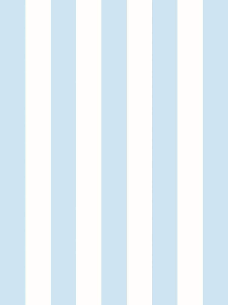 Ohpopsi Baby Blue Candy Stripe A4 Wallpaper Sample - Image 1 of 1