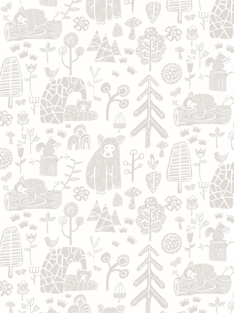 Ohpopsi Dove Honeywood Bears A4 Wallpaper Sample - Image 1 of 1