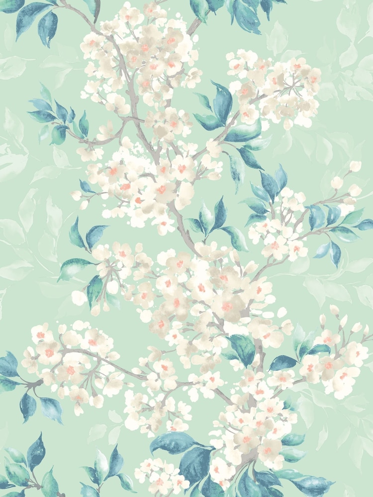 Ohpopsi Powder Puff Sakura A4 Wallpaper Sample - Image 1 of 1