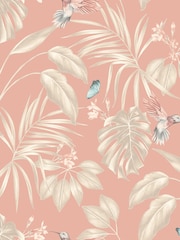 Ohpopsi Rosewood Hummingbird A4 Wallpaper Sample - Image 1 of 1