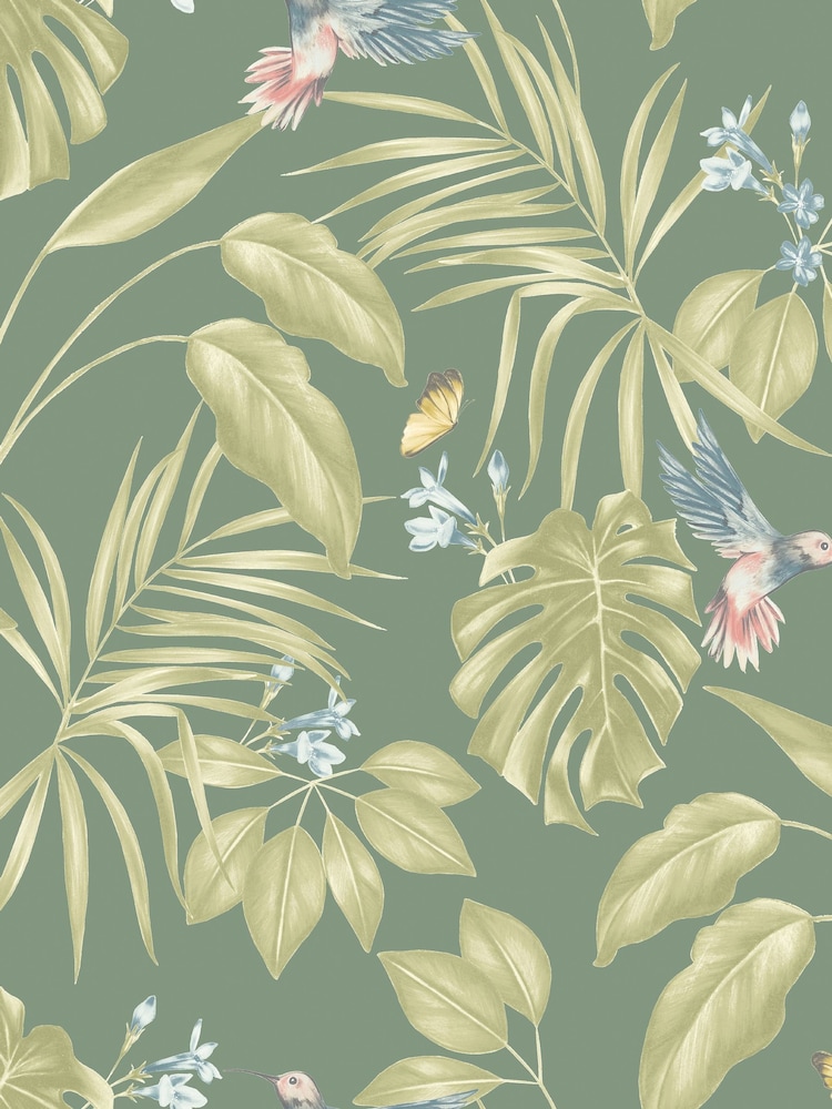 Ohpopsi Forest Hummingbird A4 Wallpaper Sample - Image 1 of 1