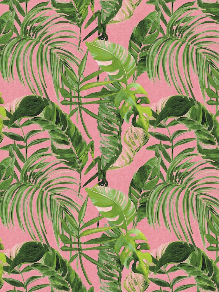 Ohpopsi Fuchsia Palmera A4 Wallpaper Sample - Image 1 of 1