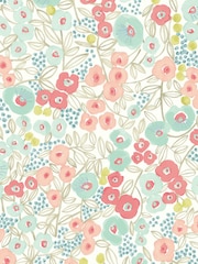 Ohpopsi Coral and Sky Flora A4 Wallpaper Sample - Image 1 of 1