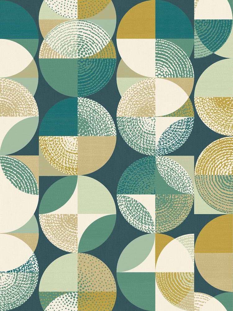 Ohpopsi Spruce Orb A4 Wallpaper Sample - Image 1 of 1