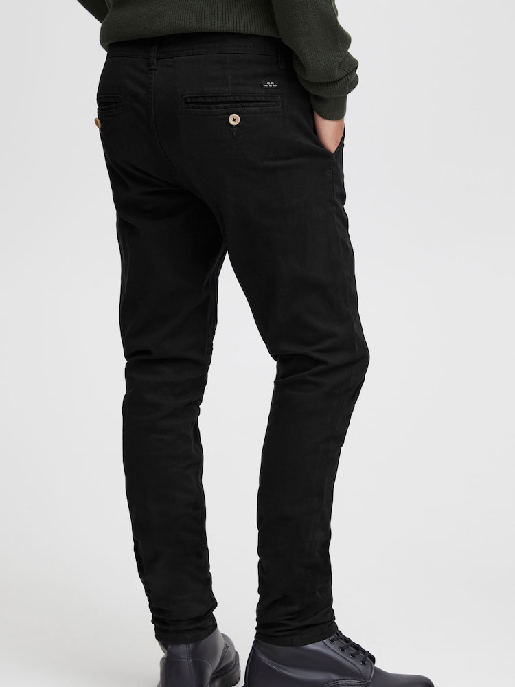 Blend Black Slim Fit Chino Trousers - Image 2 of 5