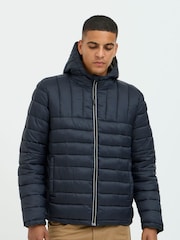 Blend Khaki Green Lightweight Reversible Padded Coat - Image 3 of 6