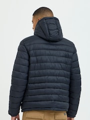 Blend Khaki Green Lightweight Reversible Padded Coat - Image 4 of 6