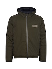 Blend Khaki Green Lightweight Reversible Padded Coat - Image 6 of 6