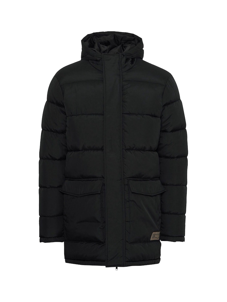 Blend Black Longline Puffer Jacket - Image 5 of 5