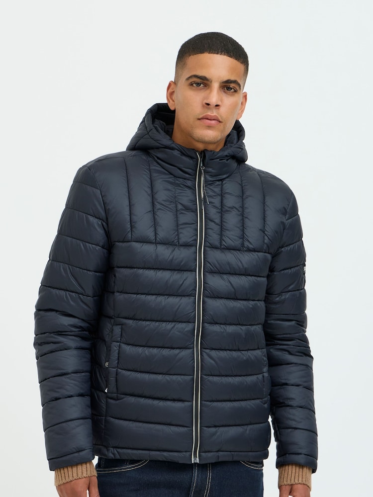 Blend Black Lightweight Reversible Padded Coat - Image 1 of 5