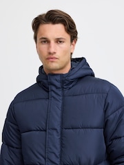 Blend Blue Longline Puffer Jacket - Image 3 of 5