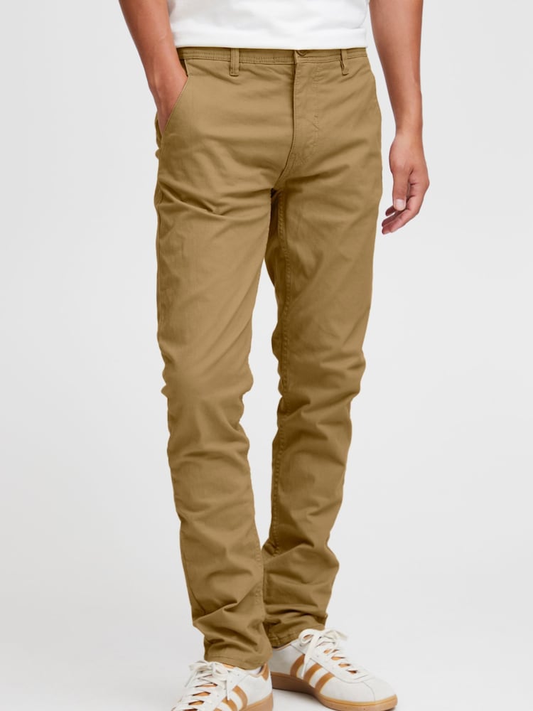 Blend Brown Slim Fit Chino Trousers - Image 1 of 5