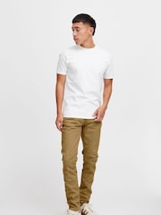 Blend Brown Slim Fit Chino Trousers - Image 4 of 5