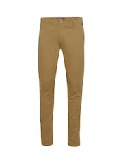 Blend Brown Slim Fit Chino Trousers - Image 5 of 5