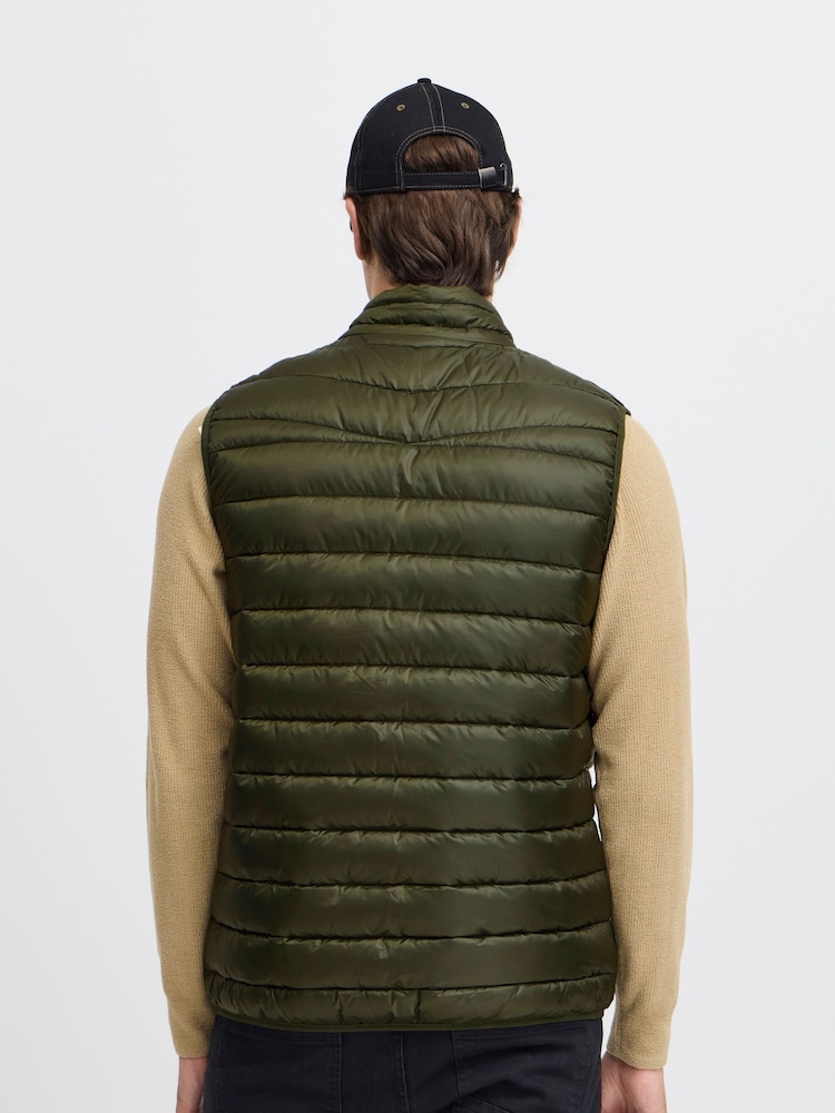 Blend Green Metallic Coated Gilet - Image 2 of 5