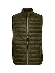 Blend Green Metallic Coated Gilet - Image 5 of 5