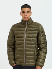 Blend Green Metallic Coated Jacket - Image 1 of 5