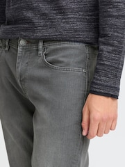 Blend Grey Tapered Fit Stretch Denim Jeans - Image 3 of 5