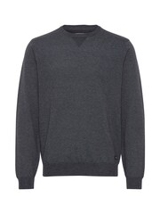 Blend Black Crew Neck Knitted Sweat Jumper - Image 5 of 5