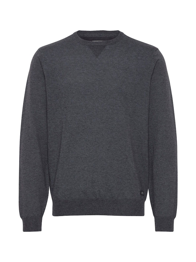Blend Black Crew Neck Knitted Sweat Jumper - Image 5 of 5
