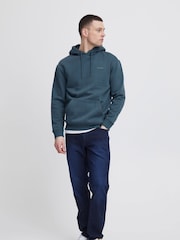 Blend Blue Hooded Sweater - Image 4 of 5