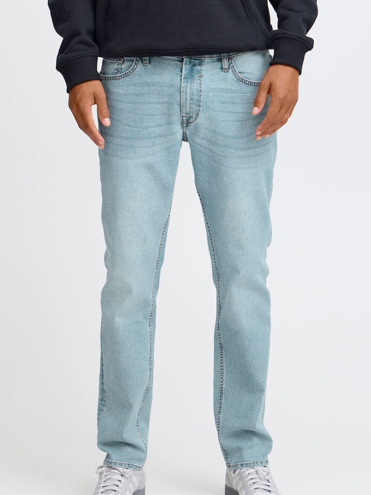 Blend Blue Tapered Fit Stretch Denim Jeans - Image 1 of 5